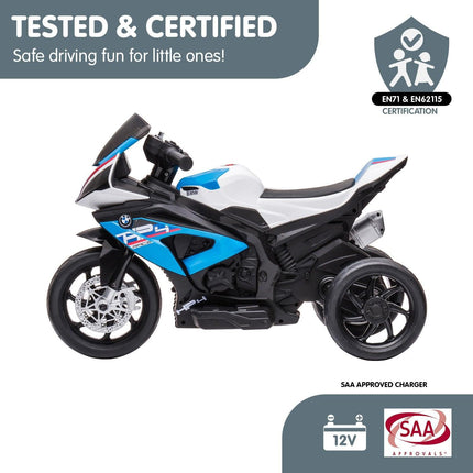 Kahuna Bmw Hp4 Race Kids Ride-on Motorbike In Blue.