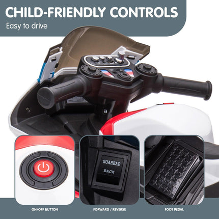 Kahuna Bmw Hp4 Race Kids Ride-on Motorbike In Red.