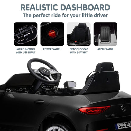 Kahuna Mercedes Benz CLS 350 Kids Electric Ride On Car with Remote Control - Black.