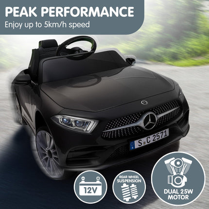 Kahuna Mercedes Benz CLS 350 Kids Electric Ride On Car with Remote Control - Black.