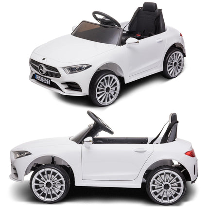 Kahuna Mercedes Benz CLS 350 Kids Electric Ride On Car with Remote Control - White.