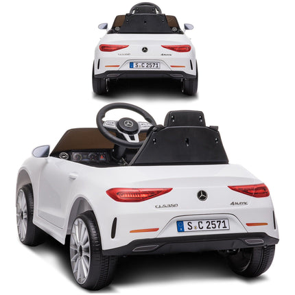 Kahuna Mercedes Benz CLS 350 Kids Electric Ride On Car with Remote Control - White.