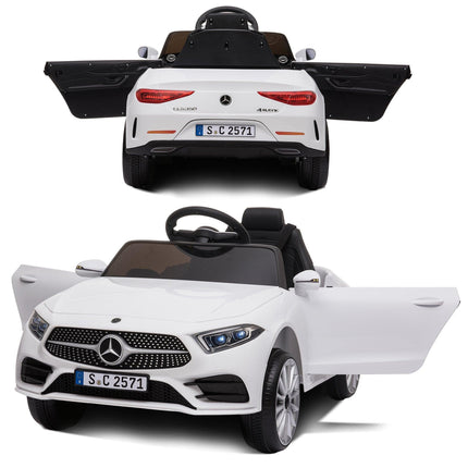 Kahuna Mercedes Benz CLS 350 Kids Electric Ride On Car with Remote Control - White.