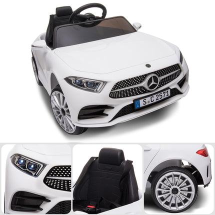 Kahuna Mercedes Benz CLS 350 Kids Electric Ride On Car with Remote Control - White.