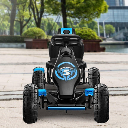 Kahuna G18 Kids Ride On Pedal Go Kart - Blue.