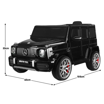 Kahuna Mercedes Benz AMG Licensed G63 Kids Electric Ride On Car Remote Control Dual 25W Motors Music Player LED Lights.