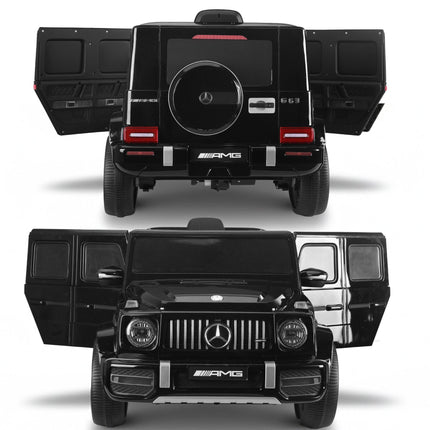 Kahuna Mercedes Benz AMG Licensed G63 Kids Electric Ride On Car Remote Control Dual 25W Motors Music Player LED Lights.