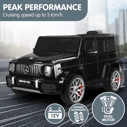 Kahuna Mercedes Benz AMG Licensed G63 Kids Electric Ride On Car Remote Control Dual 25W Motors Music Player LED Lights.