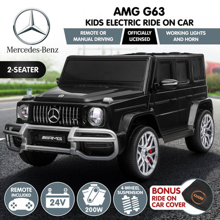 Kahuna Mercedes Benz AMG G63 Kids Electric Two Seater Ride On Car with Remote Control.