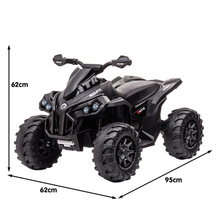Kahuna GTS99 Kids Electric Ride On Quad Bike Toy ATV 50W - Black.