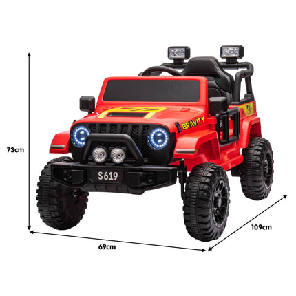 Kahuna S619 Gravity Kids Electric Ride On Car - Red.