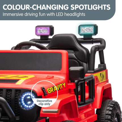 Kahuna S619 Gravity Kids Electric Ride On Car - Red.