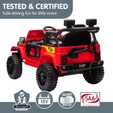 Kahuna S619 Gravity Kids Electric Ride On Car - Red.