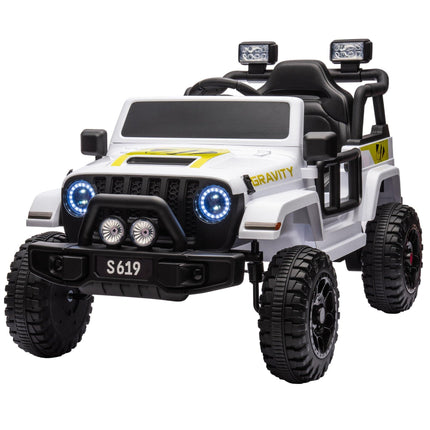 Kahuna S619 Gravity Kids Electric Ride On Car - White.