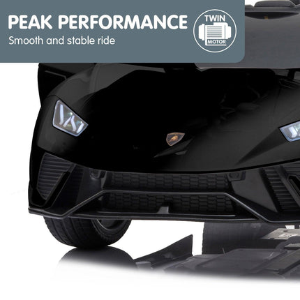Kahuna Lamborghini Performante Kids Electric Ride On Car Remote Control - Black.