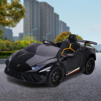 Kahuna Lamborghini Performante Kids Electric Ride On Car Remote Control - Black.