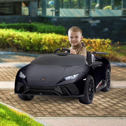 Kahuna Lamborghini Performante Kids Electric Ride On Car Remote Control - Black.