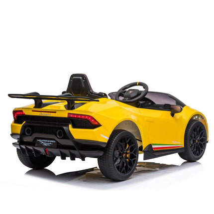 Kahuna Lamborghini Performante Kids Electric Ride On Car Remote Control - Yellow.