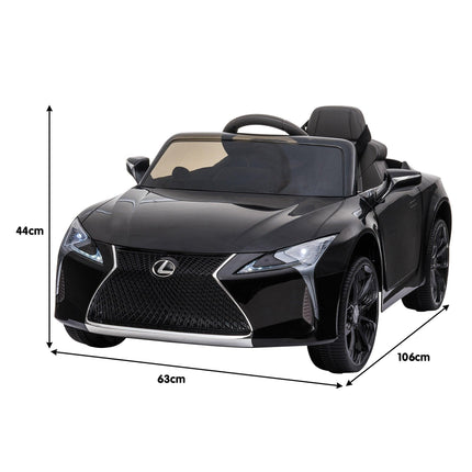 Kahuna Licensed Lexus LC 500 Kids Electric Ride On Car - Black.