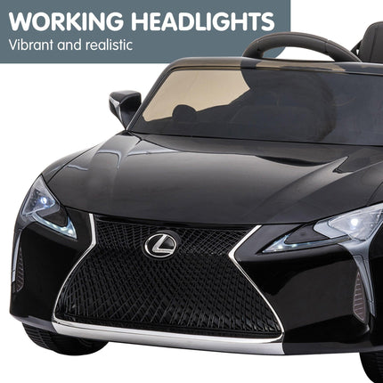 Kahuna Licensed Lexus LC 500 Kids Electric Ride On Car - Black.