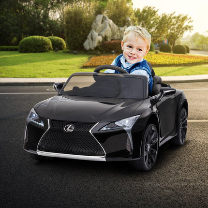 Kahuna Licensed Lexus LC 500 Kids Electric Ride On Car - Black.