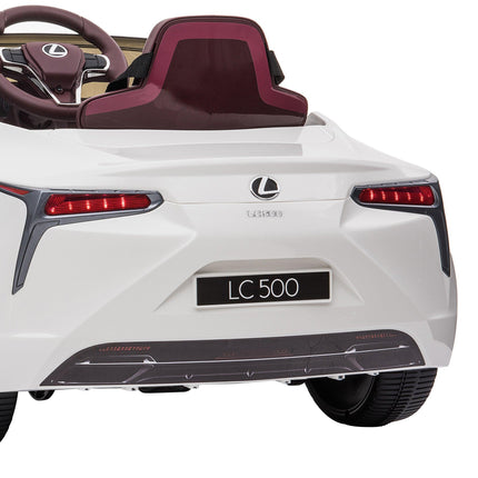 Kahuna Licensed Lexus Lc 500 Kids Electric Ride On Car - White.