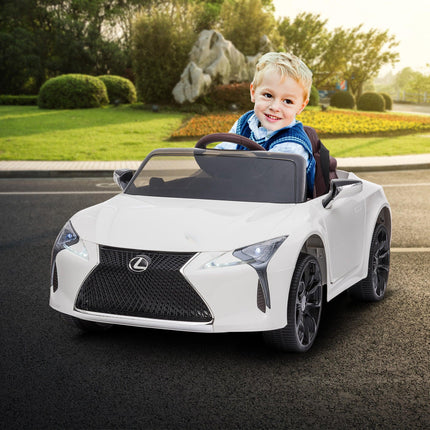 Kahuna Licensed Lexus Lc 500 Kids Electric Ride On Car - White.