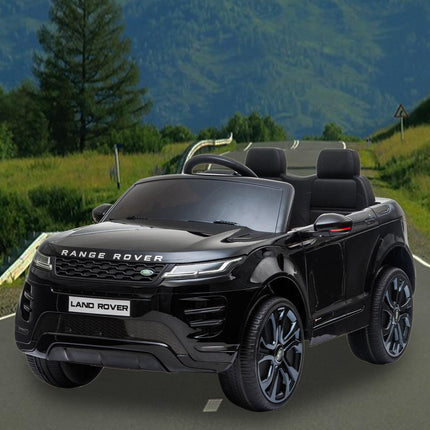 Kahuna Land Rover Licensed Kids Electric Ride On Car Remote Control - Black.