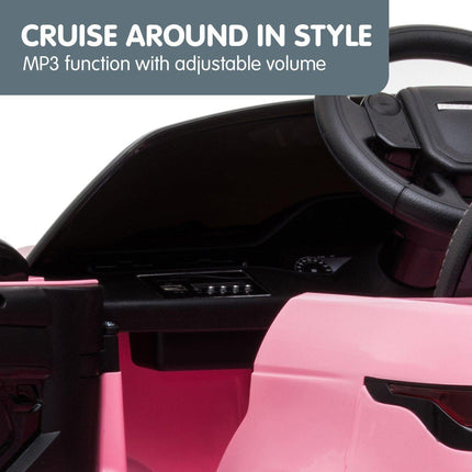 Kahuna Land Rover Licensed Kids Electric Ride On Car Remote Control - Pink.