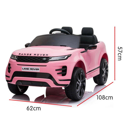 Kahuna Land Rover Licensed Kids Electric Ride On Car Remote Control - Pink.