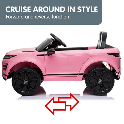 Kahuna Land Rover Licensed Kids Electric Ride On Car Remote Control - Pink.