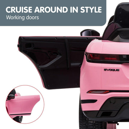 Kahuna Land Rover Licensed Kids Electric Ride On Car Remote Control - Pink.