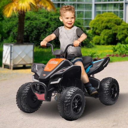 Kahuna MCL35 McLaren Toy Ride On Electric Quad Bike - Black.
