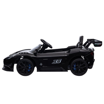 Kahuna Maserati MC20 GT2 Licensed Electric Kids Ride On Race Car Black.