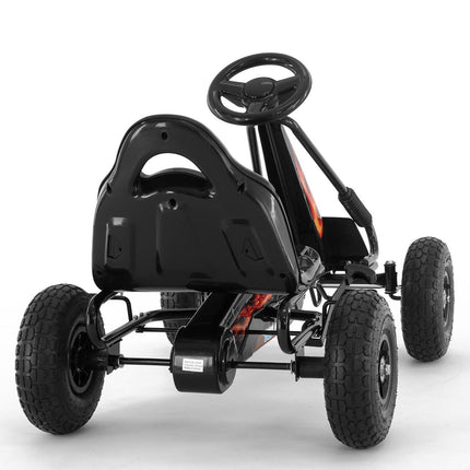 Kahuna G95 Kids Ride On Pedal-Powered Go Kart - Black.