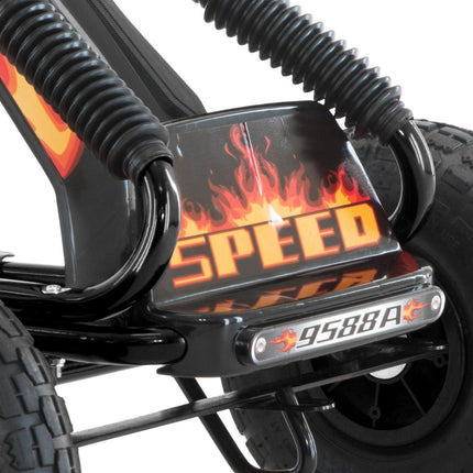 Kahuna G95 Kids Ride On Pedal-Powered Go Kart - Black.
