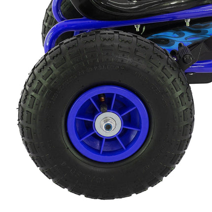 Kahuna G95 Kids Ride On Pedal Go Kart - Blue.