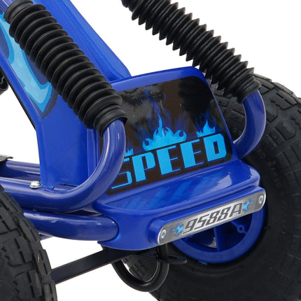 Kahuna G95 Kids Ride On Pedal Go Kart - Blue.
