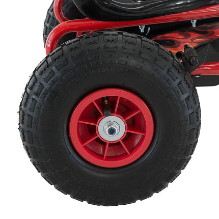 Kahuna G95 Kids Ride On Pedal-Powered Go Kart  - Red.
