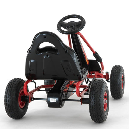 Kahuna G95 Kids Ride On Pedal-Powered Go Kart  - Red.