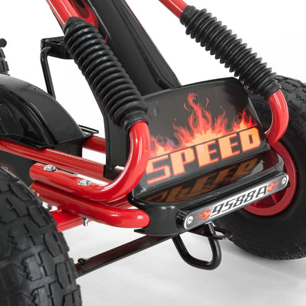 Kahuna G95 Kids Ride On Pedal-Powered Go Kart  - Red.