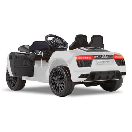 Kahuna Kahuna R8 Spyder Audi Licensed Kids Electric Ride On Car Remote Control - White.