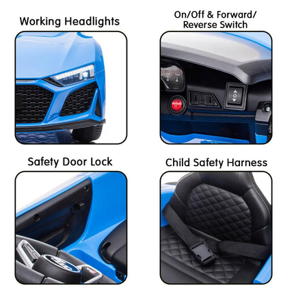 Kahuna Audi Sport Licensed Kids Electric Ride On Car Remote Control - Blue.