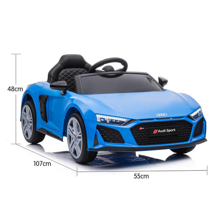 Kahuna Audi Sport Licensed Kids Electric Ride On Car Remote Control - Blue.