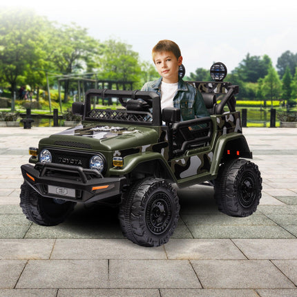Kahuna Authorised Toyota FJ Cruiser Kids Electric Ride On Car - Green.