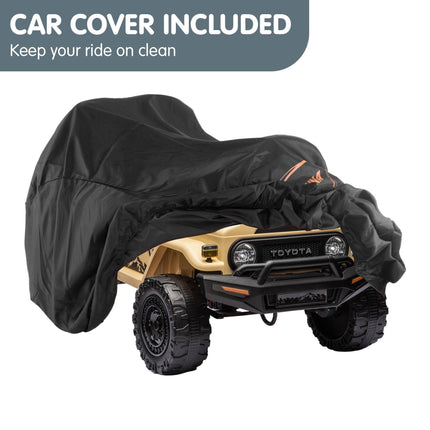 Kahuna Authorised Toyota Fj Cruiser Kids Electric Ride On Car - Khaki.