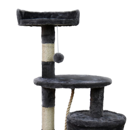 Furtastic 110cm Cat Tree Scratching Post - Dark Grey.