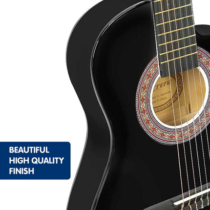 Karrera Childrens Acoustic Guitar Kids - Black.
