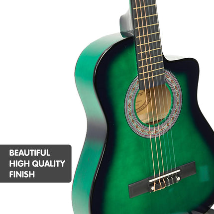 Karrera Childrens Acoustic Guitar Kids - Green.
