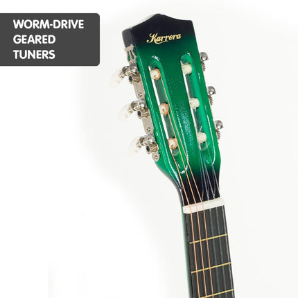 Karrera Childrens Acoustic Guitar Kids - Green.